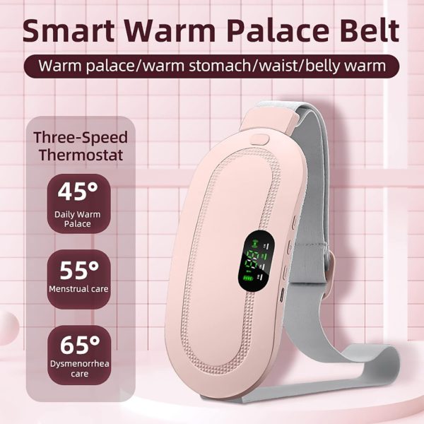 Portable Menstrual Heating Pad and Massager Belt