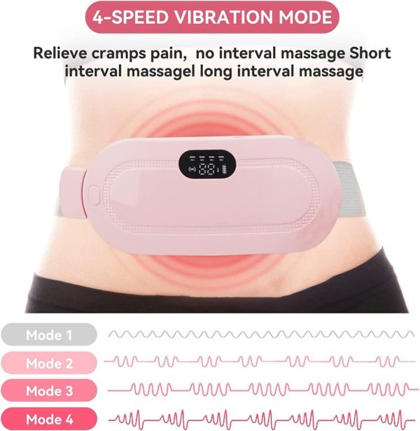 Portable Menstrual Heating Pad and Massager Belt