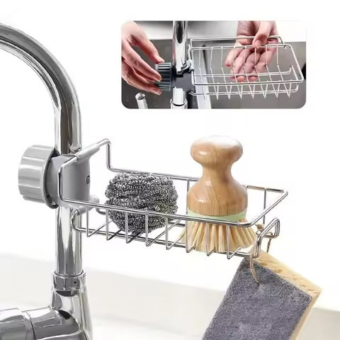 Sink Sponge Holder  Faucet Rack
