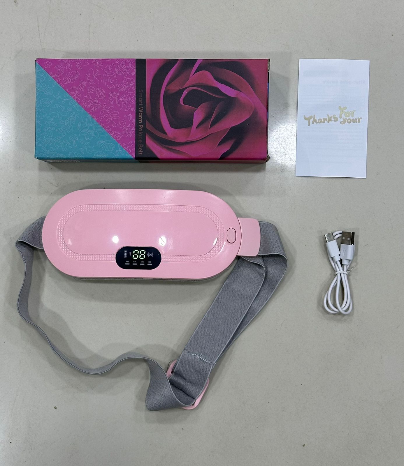 Portable Menstrual Heating Pad and Massager Belt