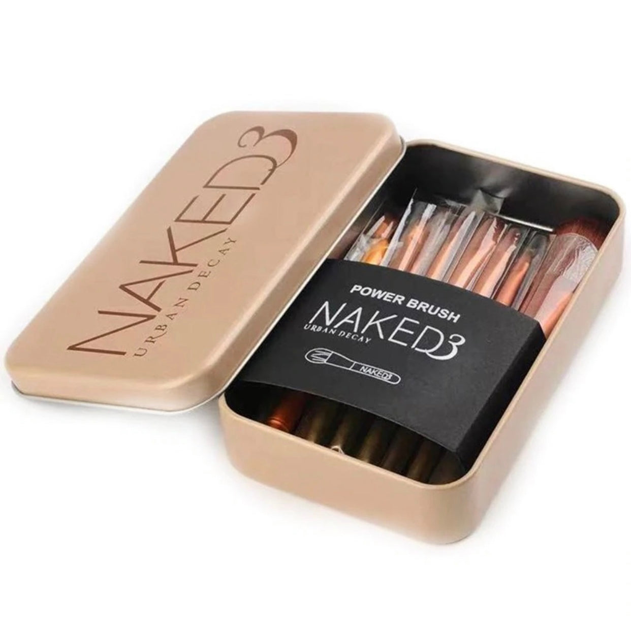13pcs Aluminium Box Makeup Brushes Set Eye Shadow Lip Gloss Eye Makeup Portable Beauty Tools