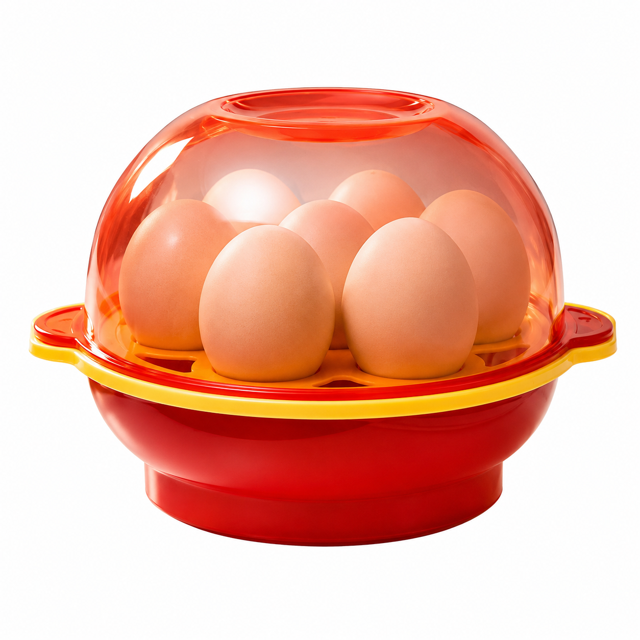 Electric Egg Boiler and Vegetable Steamer – Automatic Shut-Off Rapid Cooker for Healthy Breakfast & Steamed Snacks