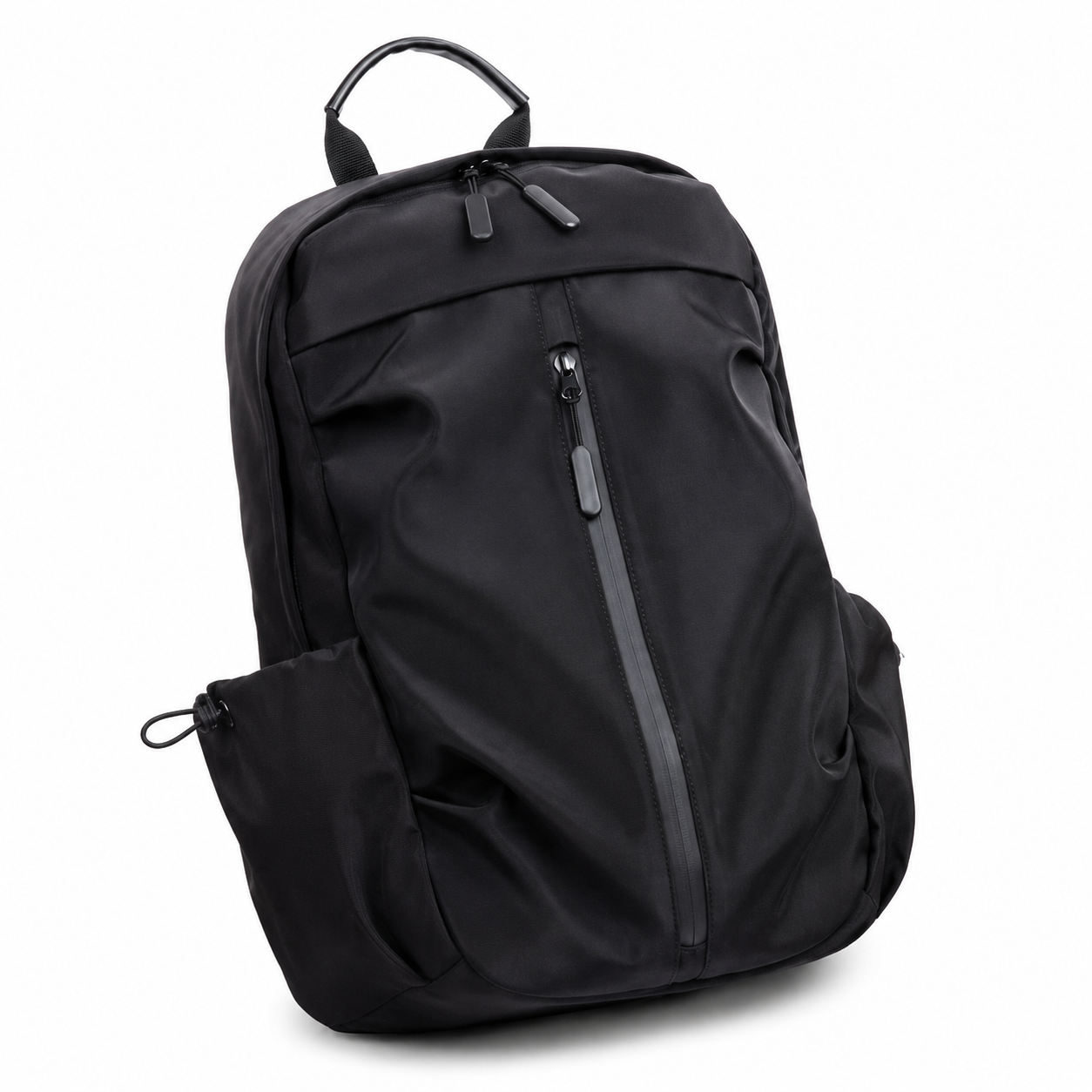 Premium Waterproof Nylon Casual Backpack – Minimalist Unisex Travel & School Shoulder Bag for Boys, Girls & College Students
