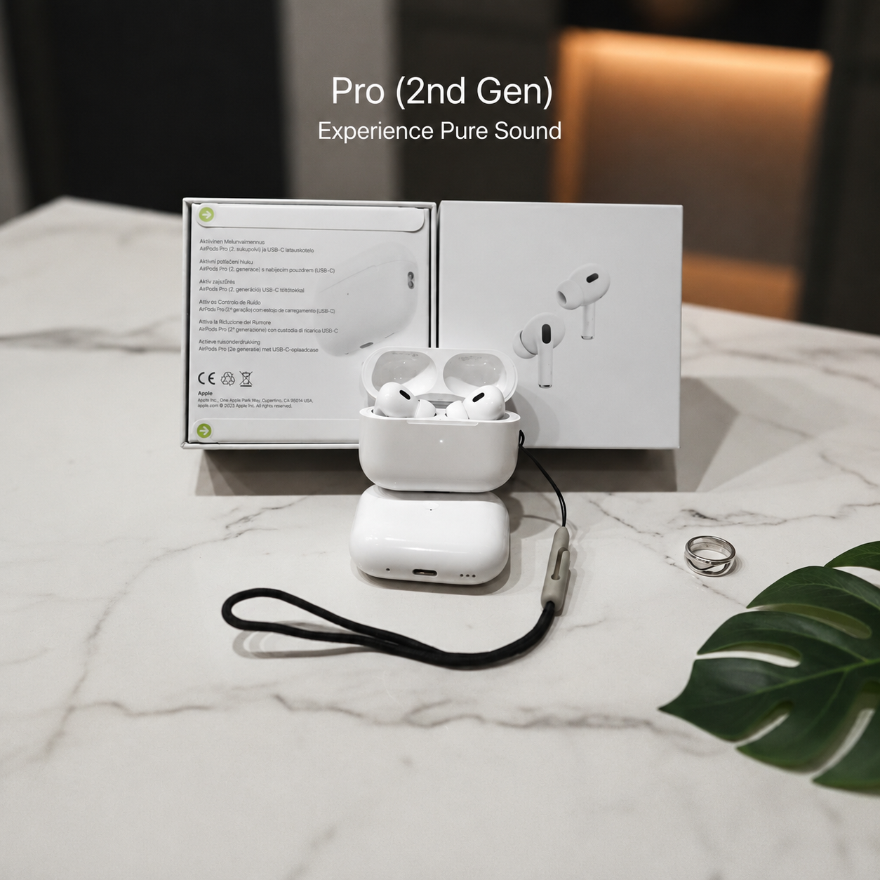 Pro 2 Wireless Earbuds ANC Noise Cancellation Touch Control High Quality Sound