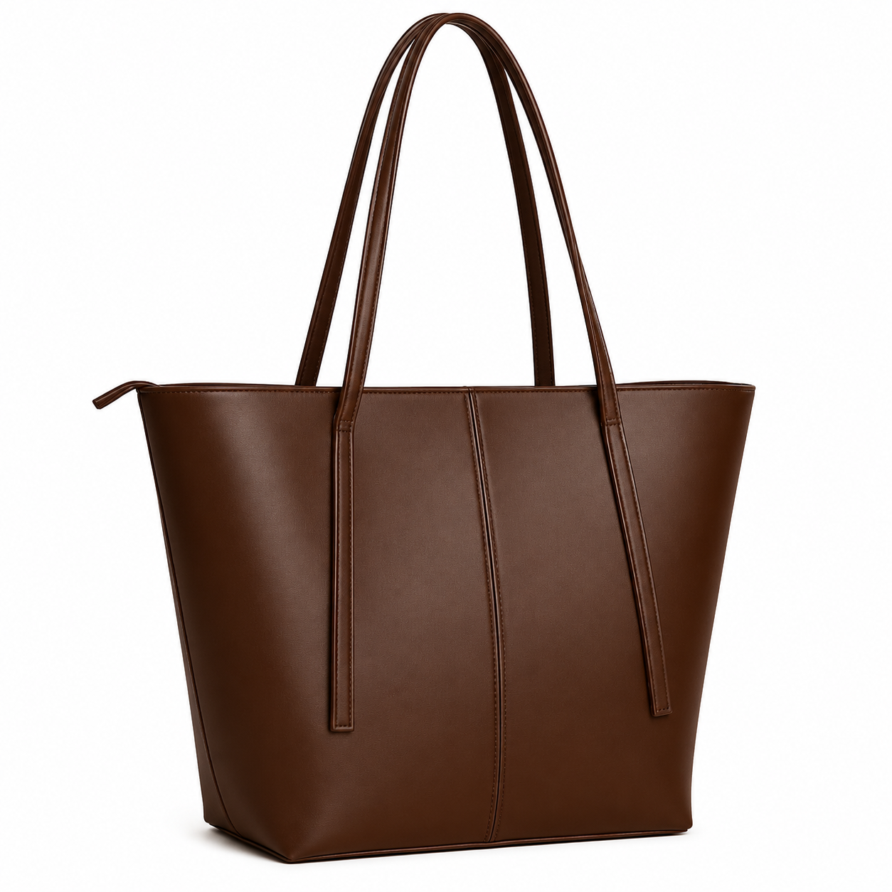 Women’s Leather Tote Bag With Zipper Pocket Master Quality Stylish And Durable Fashion Accessory | Black