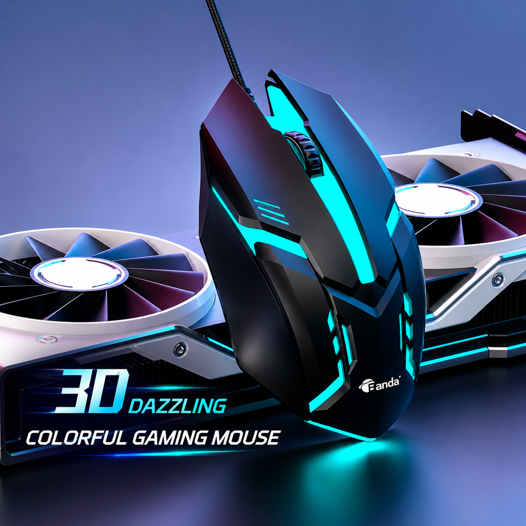 Banda MW800 RGB Esports Gaming Mouse – Precision Control, Dazzling Lighting, and Streamlined Comfort